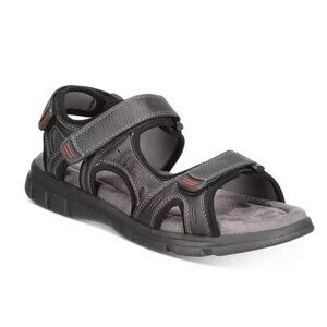 NWT Weatherproof Cameron adjustable black walking sport sandals size 13